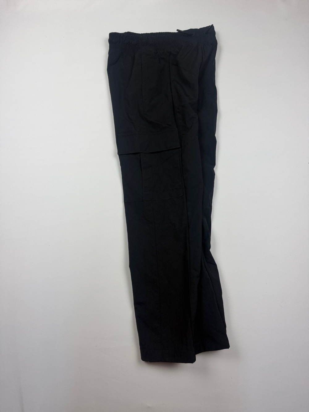 Jordan Black Cargo-Style Track Pants with White Jumpman Girls Medium NWT - Picture 5 of 5